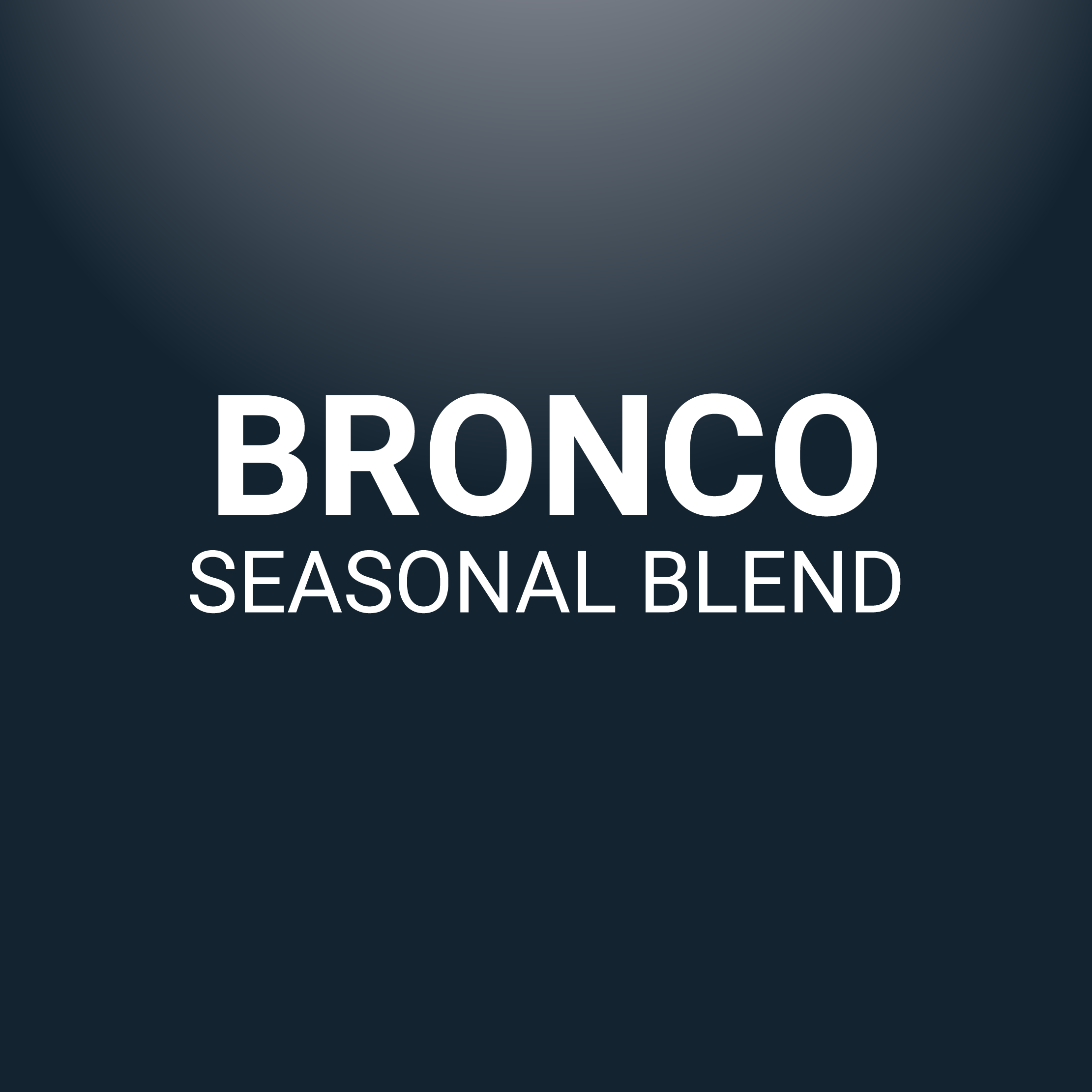 Bronco Seasonal Espresso Blend